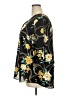 JM Collection 100% Polyester Floral Black 3/4 Sleeve Blouse Size XXL - photo 5