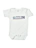 Laughing Giraffe Graphic White Short Sleeve Onesie Size 0-3 mo - photo 1
