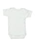 Laughing Giraffe Graphic White Short Sleeve Onesie Size 0-3 mo - photo 2