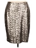 Halogen 100% Polyester Metallic Silver Formal Skirt Size 10 - photo 1