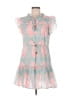 Oliphant 100% Cotton Paisley Gray Casual Dress Size M - photo 1