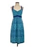 Dakini Paisley Blue Cocktail Dress Size S - photo 1