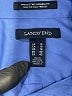 Lands' End Blue Long Sleeve Button-Down Shirt Size 10 - photo 7