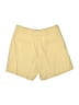 Esprit Solid Yellow Khaki Shorts Size 6 - photo 2