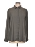 ASOS 100% Polyester Solid Gray Long Sleeve Blouse Size 12 - photo 1