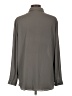 ASOS 100% Polyester Solid Gray Long Sleeve Blouse Size 12 - photo 2