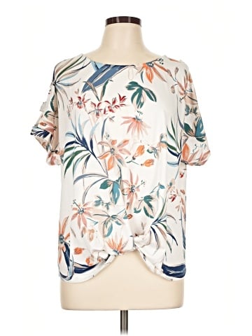 Perseption Concept Short Sleeve Blouse (view 1)