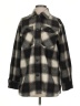 Aqua Plaid Black Coat Size S - photo 1