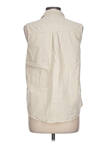 Erika Sleeveless Button-Down Shirt (view 2)