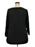 IMAN Black 3/4 Sleeve T-Shirt Size 3X - photo 2