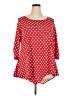Star Vixen Polka Dots Red 3/4 Sleeve T-Shirt Size 2X - photo 1