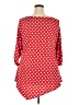 Star Vixen Polka Dots Red 3/4 Sleeve T-Shirt Size 2X - photo 2