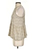 Gaze Tan Sleeveless Blouse Size S - photo 5