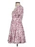 Francesca's 100% Polyester Floral Pink Casual Dress Size XS - photo 5