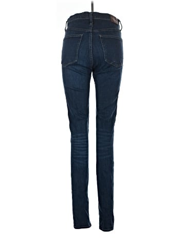 Madewell Taller 9" Mid-Rise Skinny Jeans in Larkspur Wash: TENCEL&trade; Denim Edition (view 2)