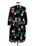 Apt. 9 100% Polyester Floral Teal Casual Dress Size XL - photo 2