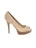 Enzo Angiolini Animal Print Tan Heels Size 9 - photo 1
