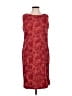 Relativity Paisley Red Casual Dress Size L - photo 1