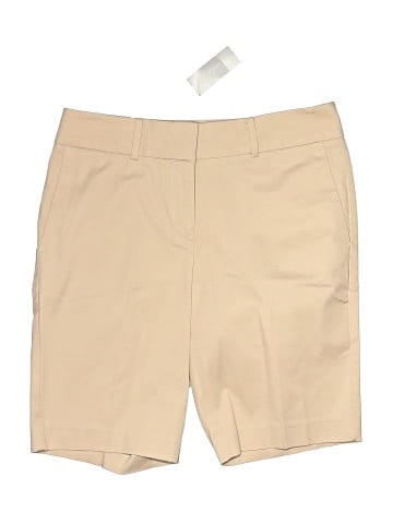 Ann Taylor Khaki Shorts (view 1)