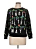 Freeze 100% Polyester Graphic Black Pullover Sweater Size M - photo 1