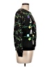 Freeze 100% Polyester Graphic Black Pullover Sweater Size M - photo 4