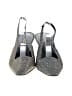 Ann Taylor Tweed Silver Heels Size 7 1/2 - photo 2