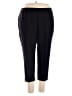 Bend Over 100% Polyester Solid Black Dress Pants Size 22 (petite) - photo 1