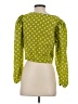 Levi's 100% Polyester Green 3/4 Sleeve Blouse Size XS - photo 2