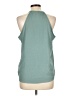 Papermoon 100% Polyester Teal Sleeveless Blouse Size L - photo 2