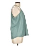 Papermoon 100% Polyester Teal Sleeveless Blouse Size L - photo 4