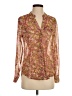Kut from the Kloth 100% Polyester Floral Pink Long Sleeve Blouse Size XS - photo 1