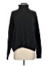 Minnie Rose 100% Cotton Solid Black Turtleneck Sweater Size S - photo 1