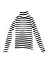 Zara Stripes White Turtleneck Sweater Size 8 - 9 - photo 1