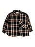 Assorted Brands 100% Cotton Plaid Black Long Sleeve Button-Down Shirt Size 14 - photo 1