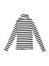Zara Stripes White Turtleneck Sweater Size 8 - 9 - photo 2