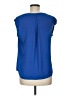 J.Crew 100% Polyester Blue Sleeveless Blouse Size M (estimated) - photo 2