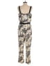 DR2 100% Polyester Graphic Ivory Jumpsuit Size M - photo 2