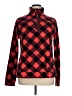 Crown & Ivy 100% Polyester Plaid Red Pullover Sweater Size XL - photo 1