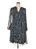 MSK 100% Polyester Print Blue Casual Dress Size 18 - photo 1