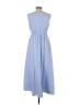 Unbranded 100% Polyester Blue Casual Dress Size L - photo 2