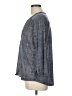 H&M 100% Polyester Gray 3/4 Sleeve Blouse Size L - photo 5