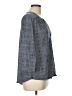 H&M 100% Polyester Gray 3/4 Sleeve Blouse Size L - photo 4