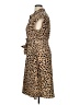 Apt. 9 100% Polyester Animal Print Brown Casual Dress Size XL - photo 5