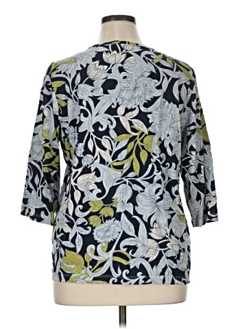Cj Banks 3/4 Sleeve Blouse (view 2)