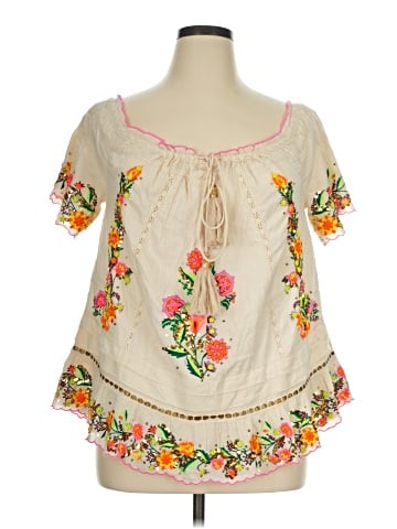 Boston Proper Short Sleeve Blouse (view 1)