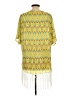 Fever 100% Polyester Yellow Kimono Size L - photo 2