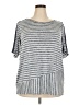 Westport Gray Short Sleeve Top Size 2X - photo 1