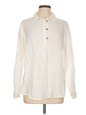 Sigrid Olsen Long Sleeve Button-Down Shirt (view 1)