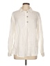 Sigrid Olsen Ivory Long Sleeve Button-Down Shirt Size L - photo 1