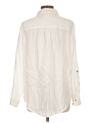 Sigrid Olsen Long Sleeve Button-Down Shirt (view 2)